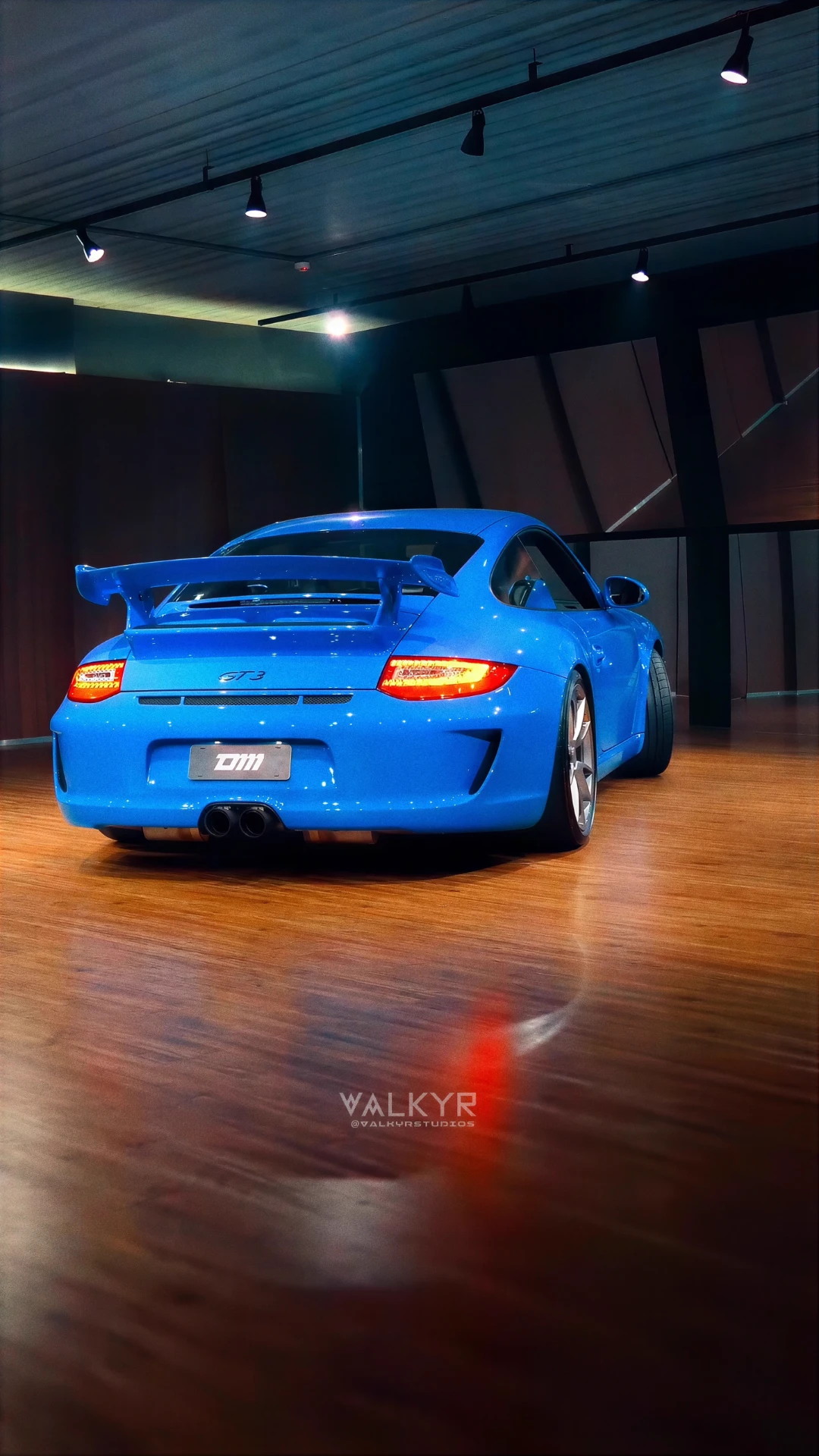 Porsche 996 GT3 RS em captação de detalhe, produção VALKYR STUDIOS